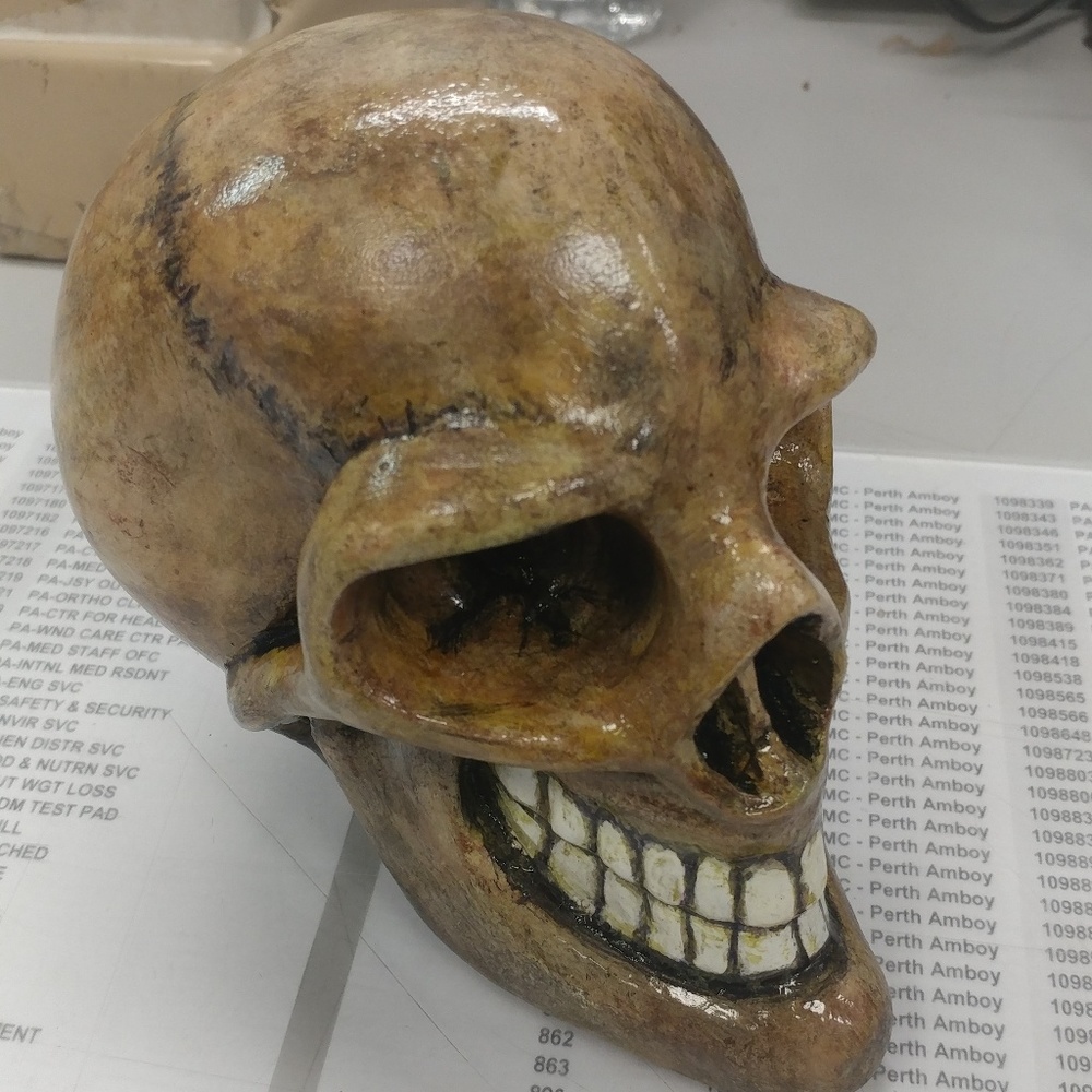 Hand carved skull approximately 5''